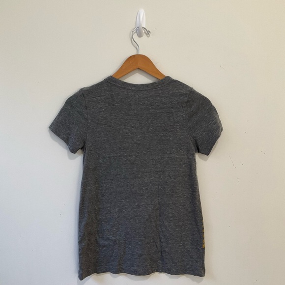 Chaser Tops Womens Medium Triblend Short Sleeve Basic Slim Tee Streaky Gray New - Picture 2 of 7